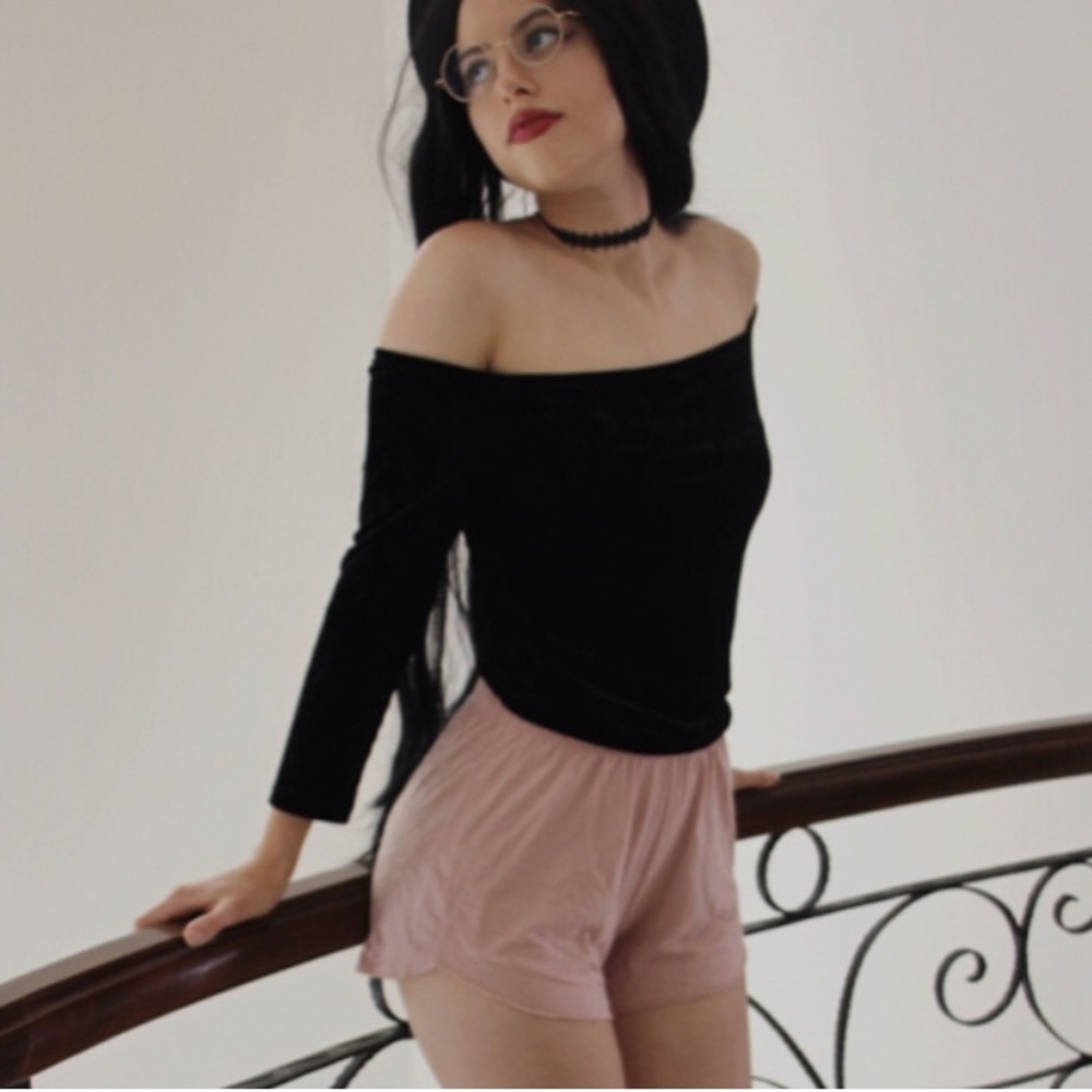 pull&bear pink shorts